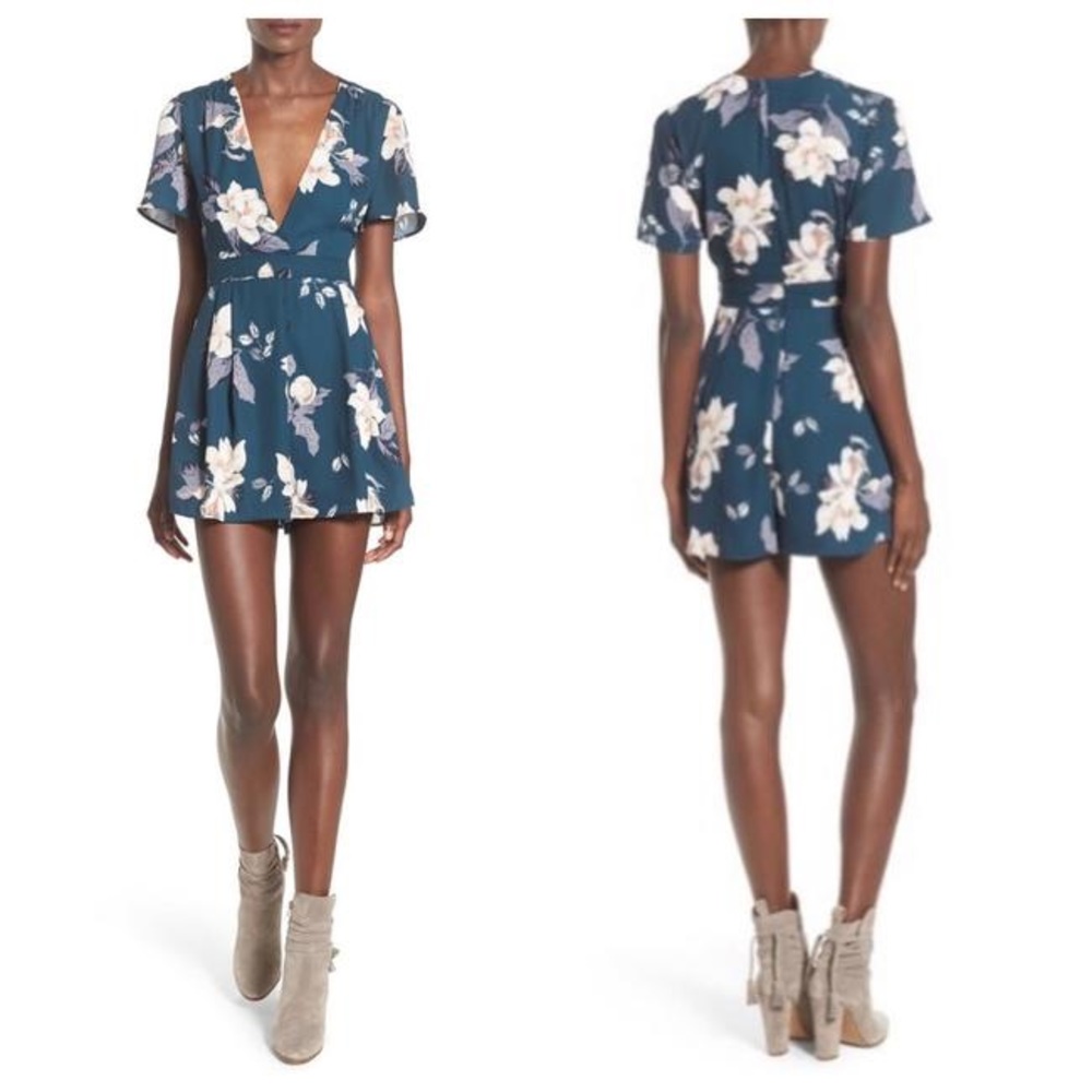 ASTR floral romper